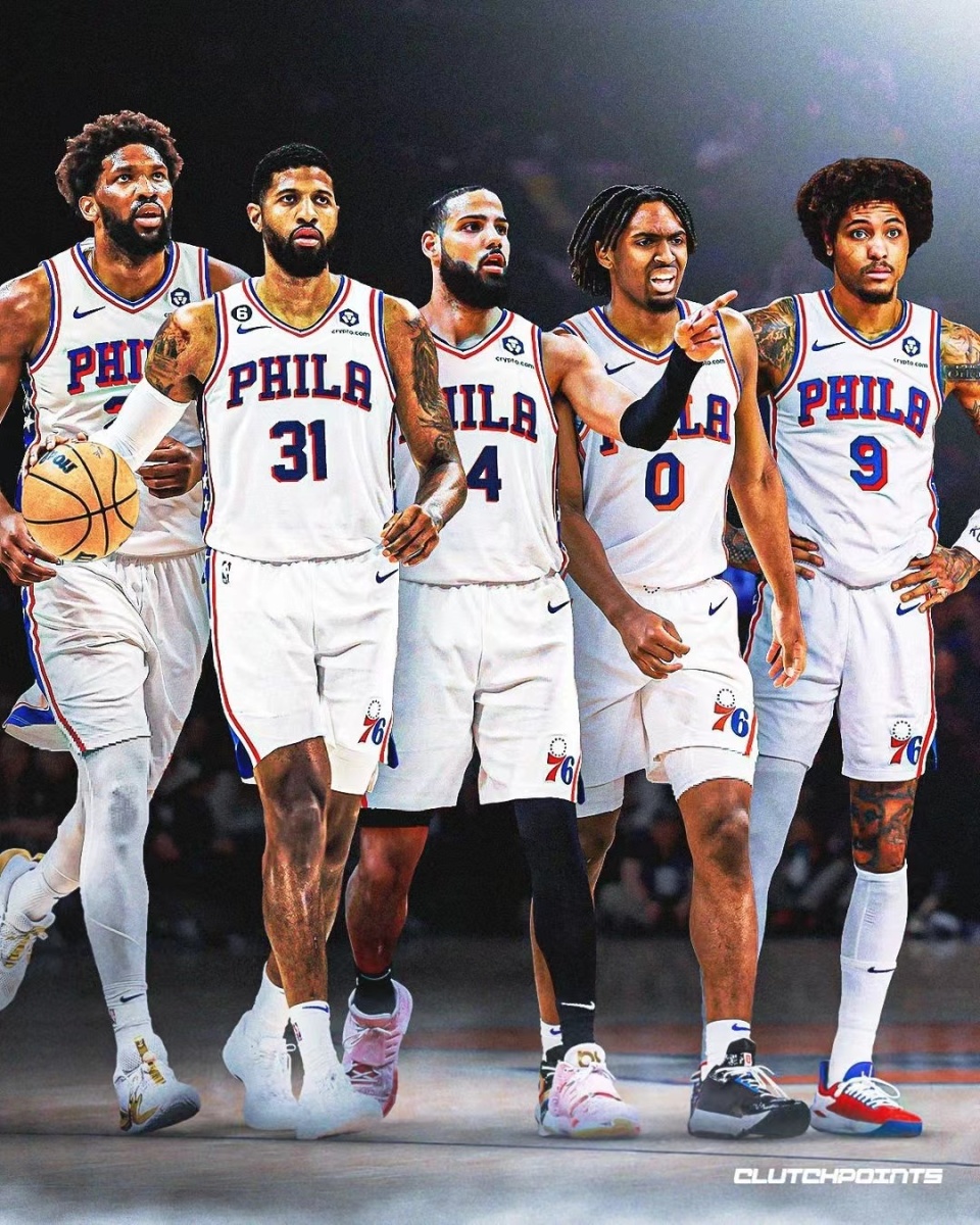 76人擒下热火队，西蒙斯完美表现